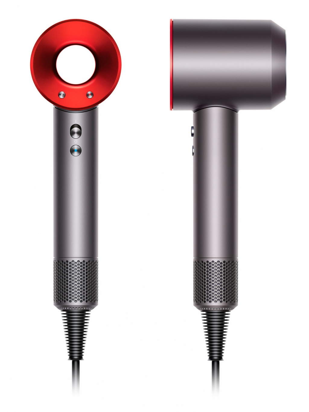 Фен для волос Dyson Supersonic HD01 в красном чехле